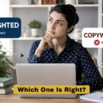 Copyrighted or Copywritten