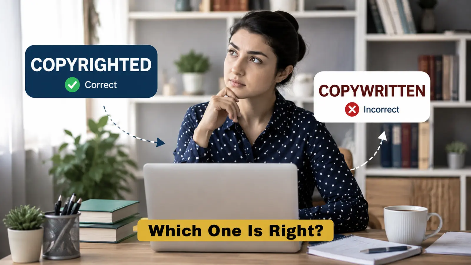 Copyrighted or Copywritten