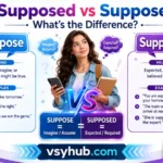 supposed or suppose