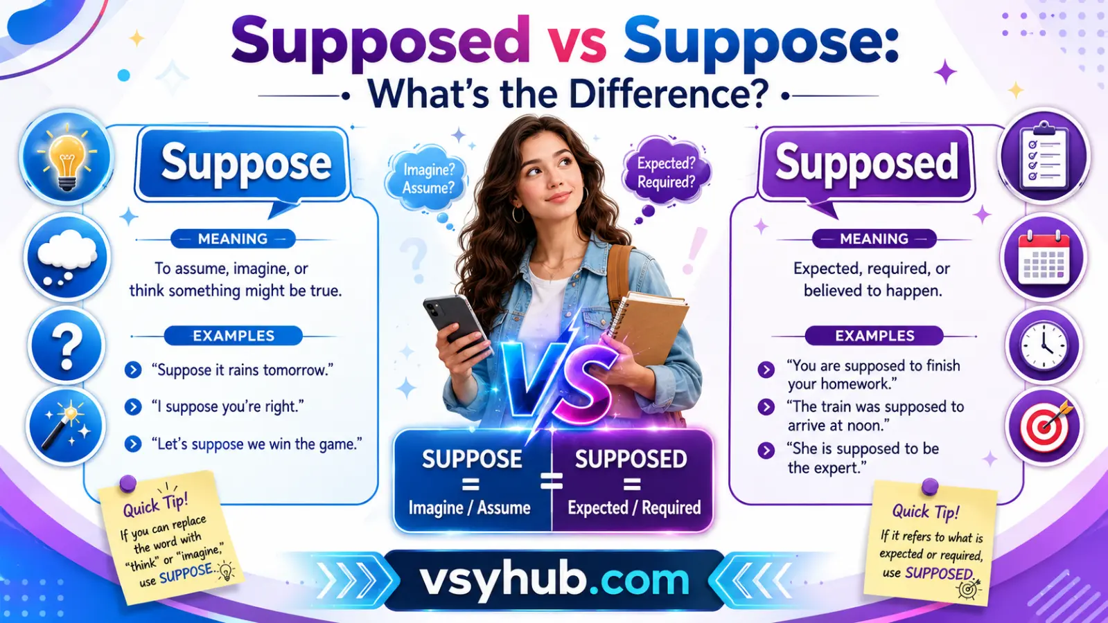 supposed or suppose