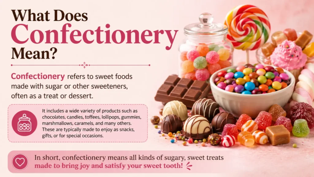 What Does Confectionery Mean?