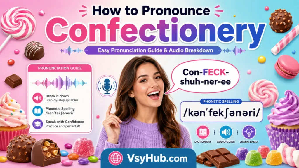How to Pronounce Confectionery