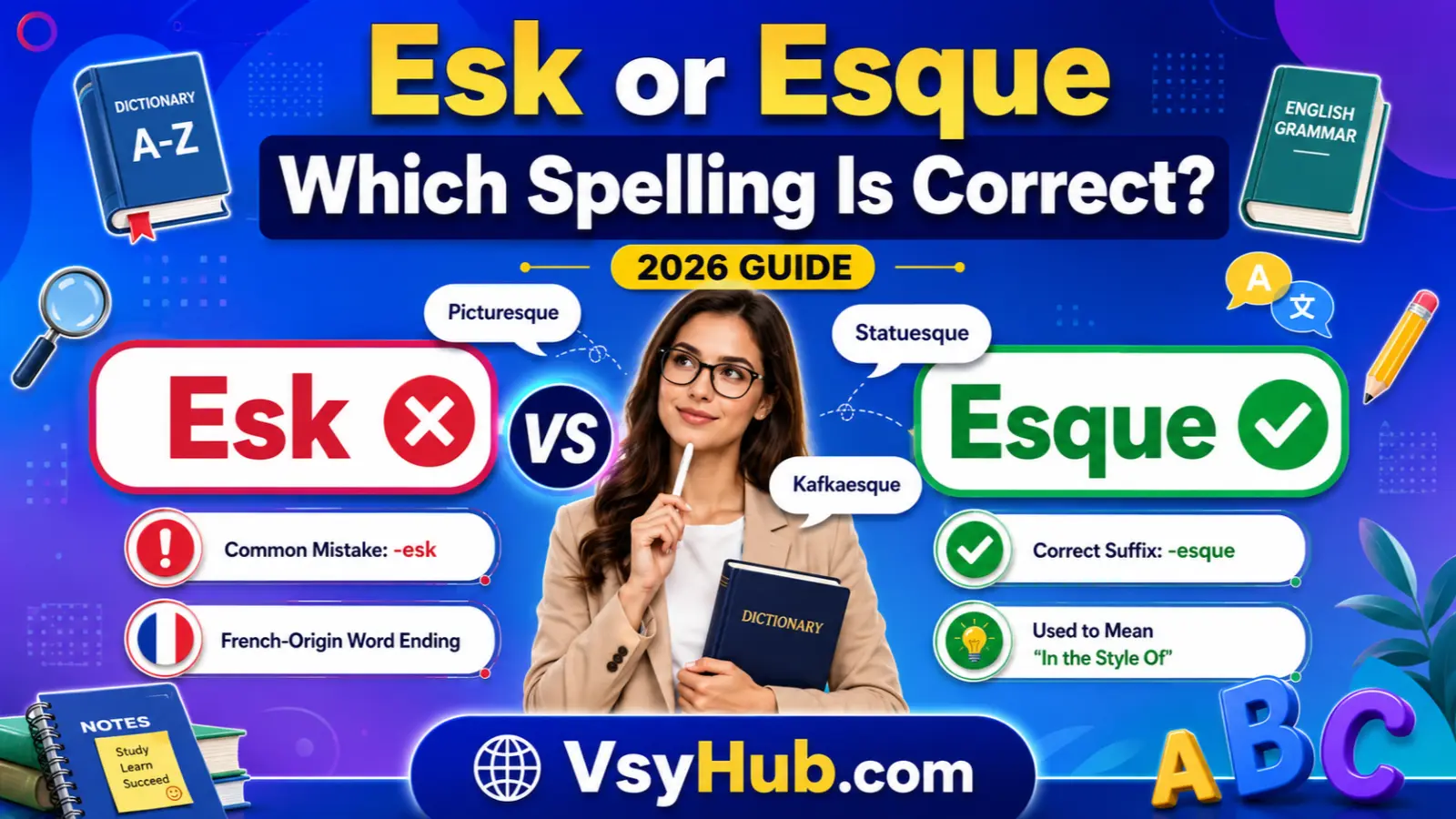 Esk or Esque: Which Spelling Is Correct? (2026 Guide)