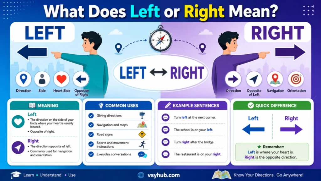 What Does Left or Right Mean?