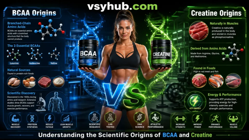 The Origin of BCAA or Creatine