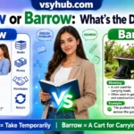 Borrow or Barrow: Whatβs the Difference?