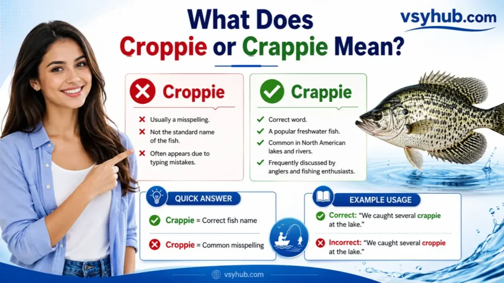 What Does Croppie or Crappie Mean?