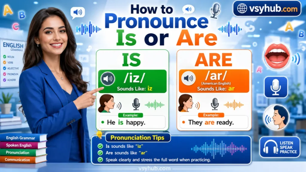 How to Pronounce Is or Are