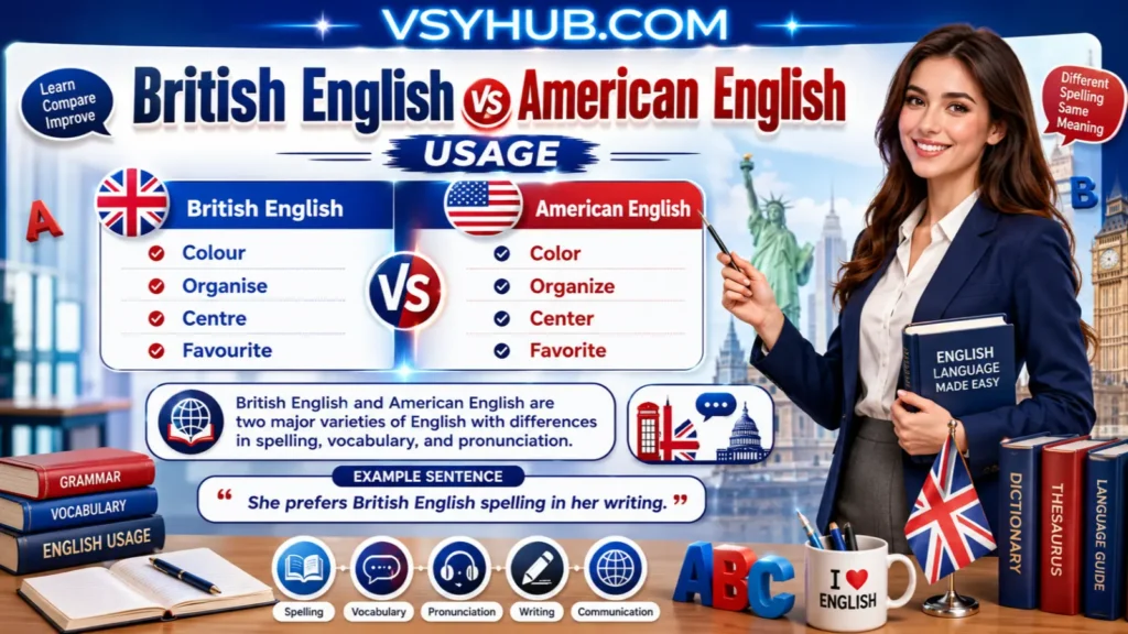 British English vs American English Usage