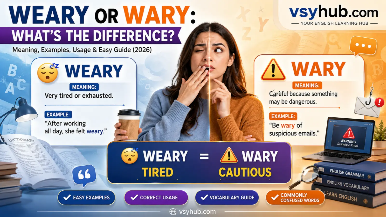 Weary or Wary