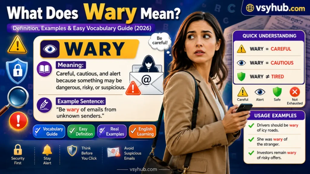 What Does Wary Mean?