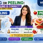 Pealing or Peeling