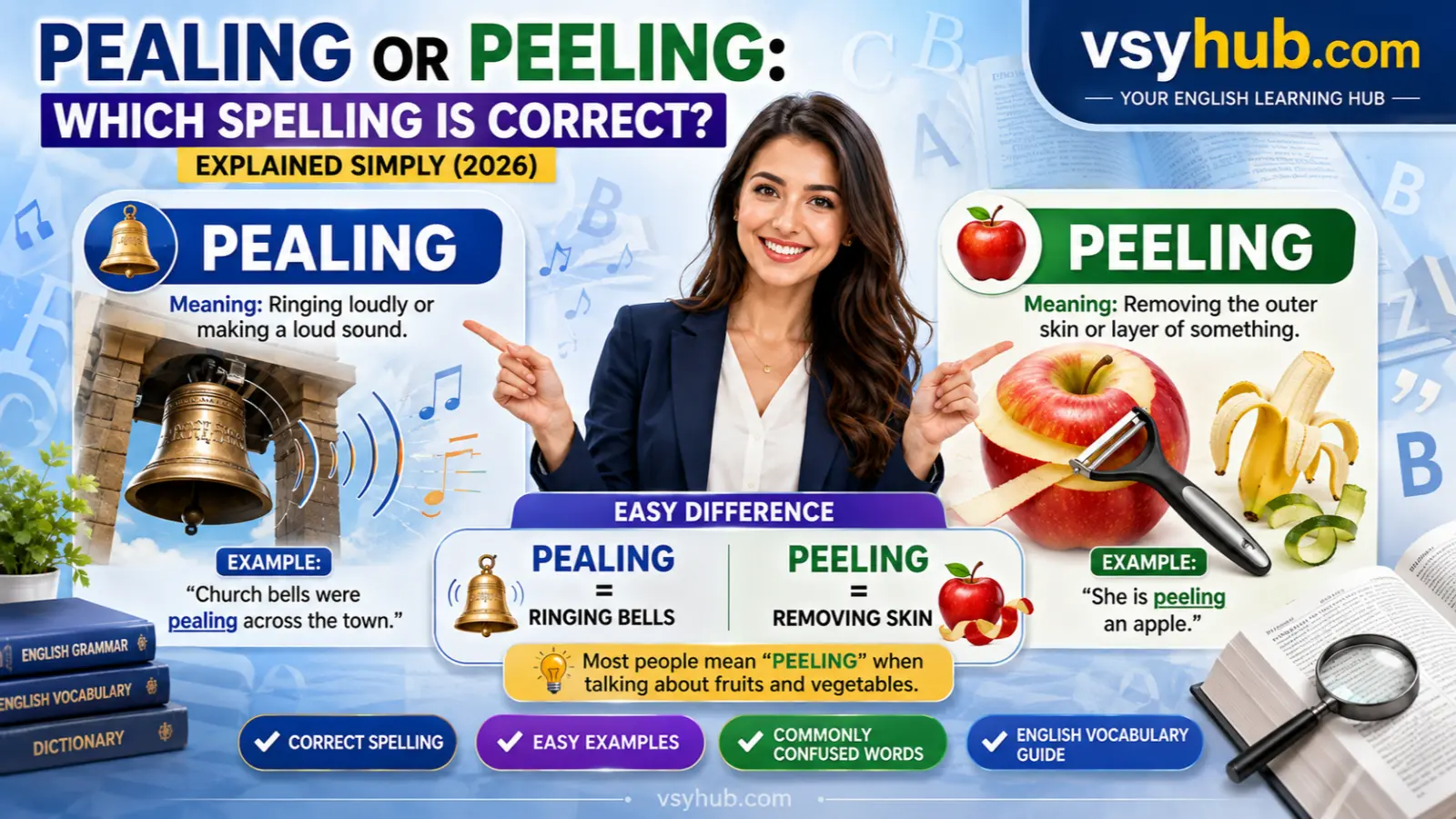 Pealing or Peeling