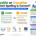 Usable or Useable
