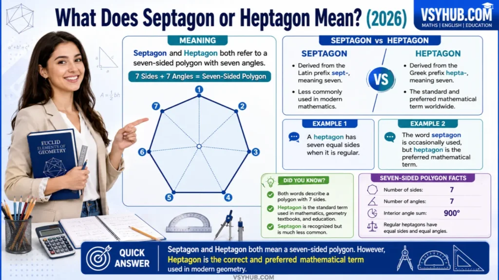 What Does Septagon or Heptagon Mean?