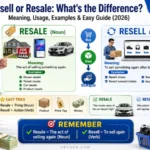 Resell or Resale: What's the Difference? Easy Guide (2026)