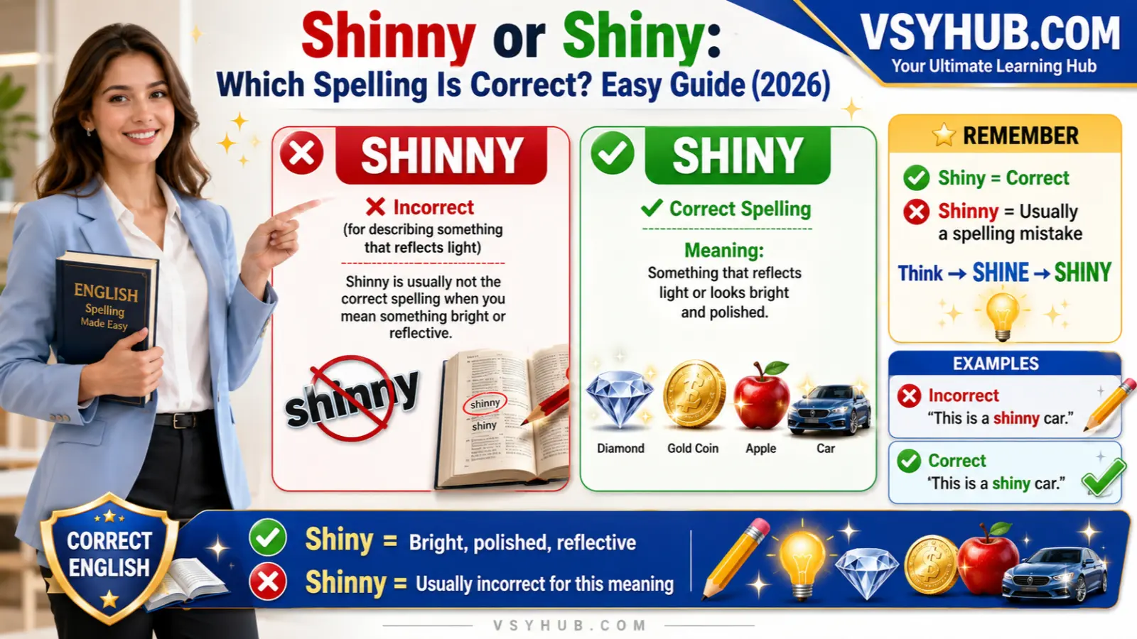 Shinny or shiny
