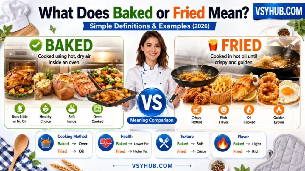 What Does Baked or Fried Mean?