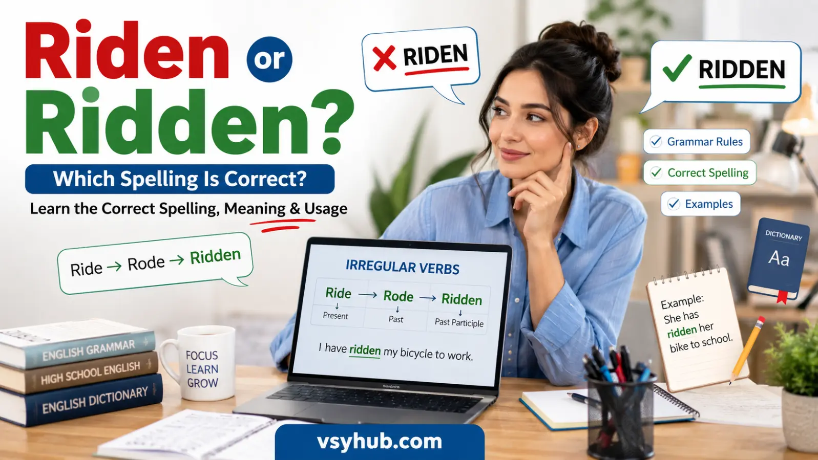 Riden or Ridden