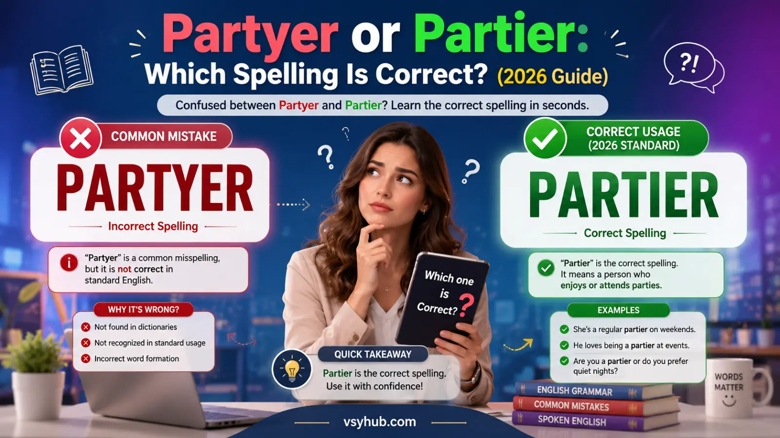 Partyer or Partier: Which Spelling Is Correct? (2026 Guide)