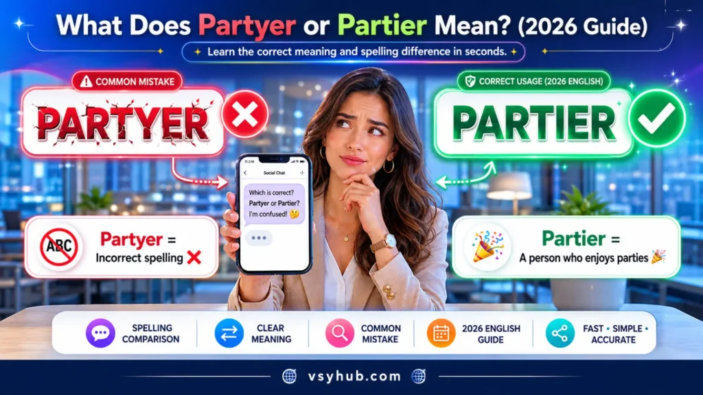 What Does Partyer or Partier Mean?