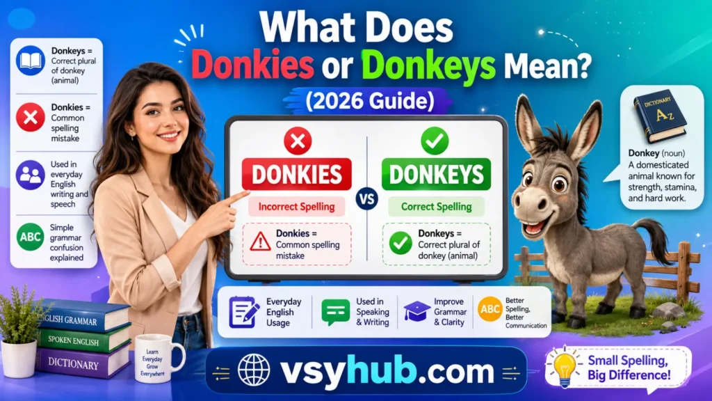 What Does Donkies or Donkeys Mean?