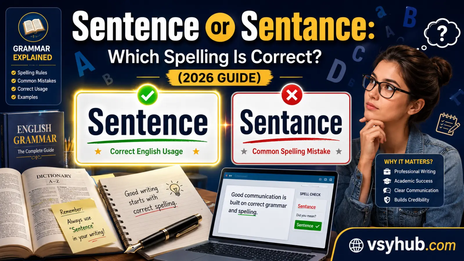 Sentence or Sentance: Which Spelling Is Correct? (2026 Guide)