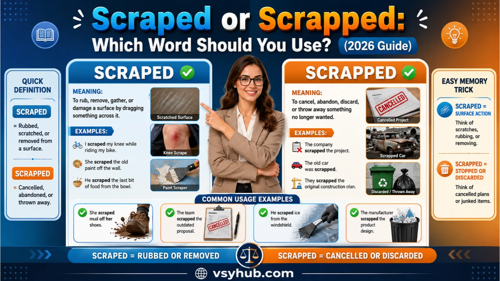 Scraped or Scrapped