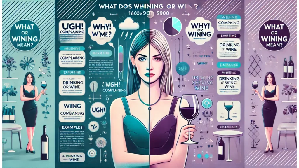 What Does Whining or Wining Mean?