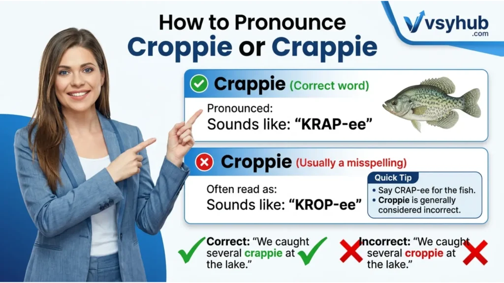 How to Pronounce Croppie or Crappie
