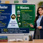 Master or Masters