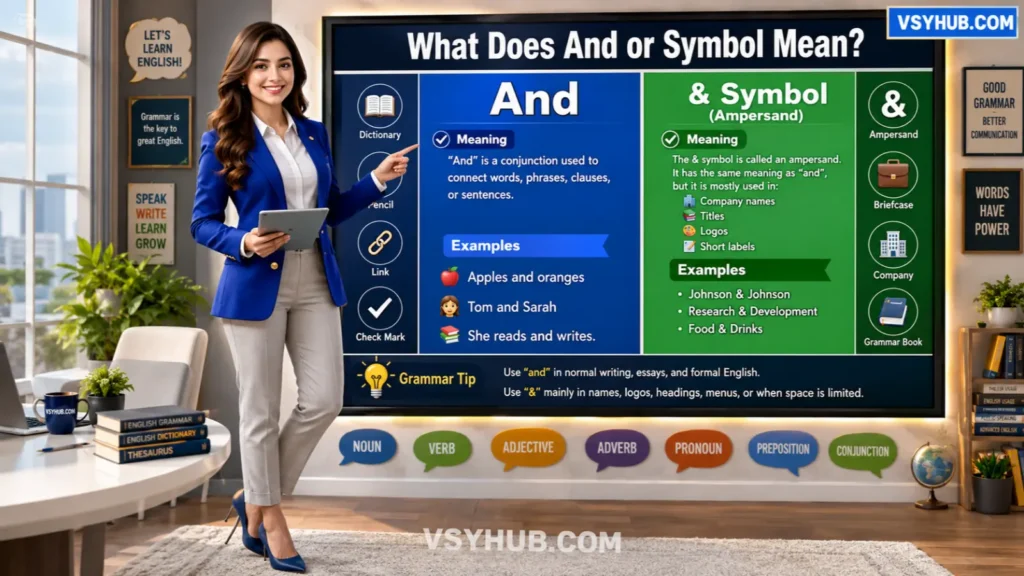 What Does And or Symbol Mean?