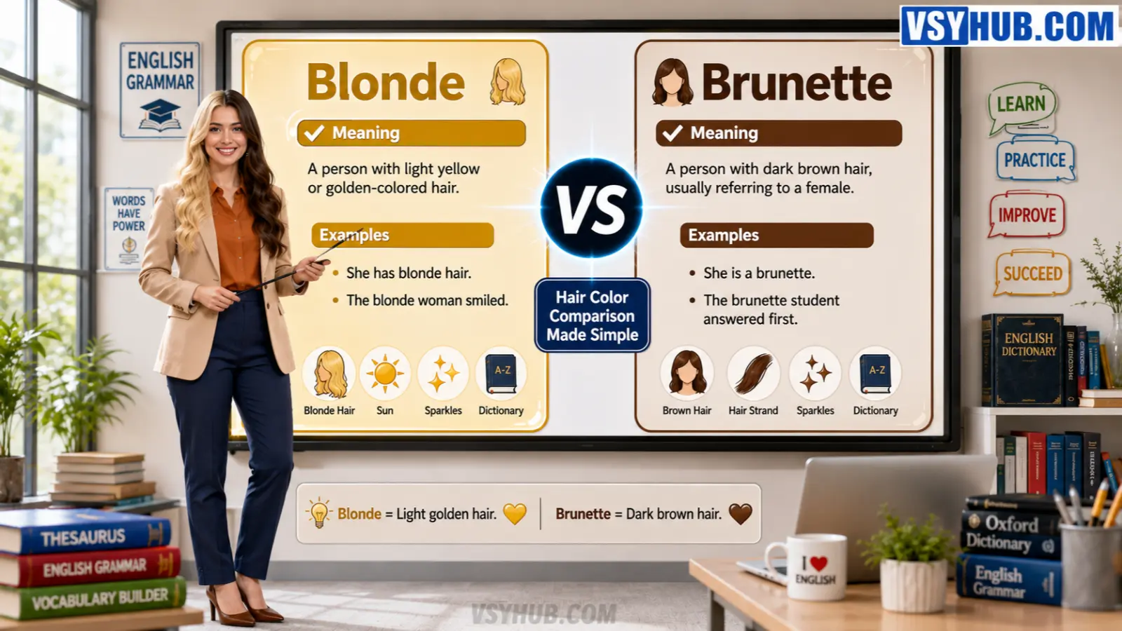 blonde or brunette