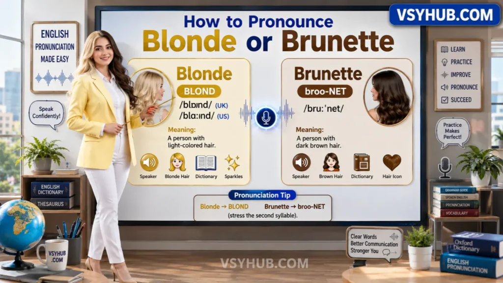 What Does Blonde or Brunette Mean?