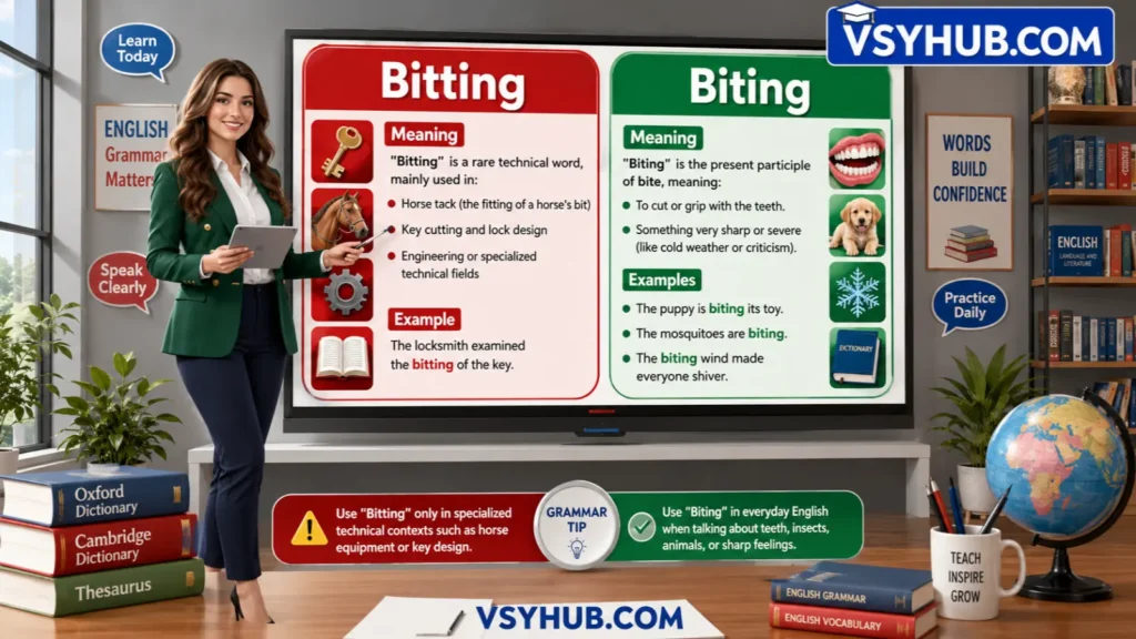 What Does Bitting or Biting Mean?