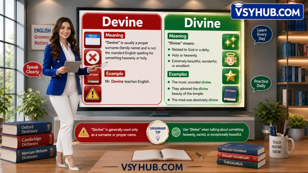 What Does Devine or Divine Mean?