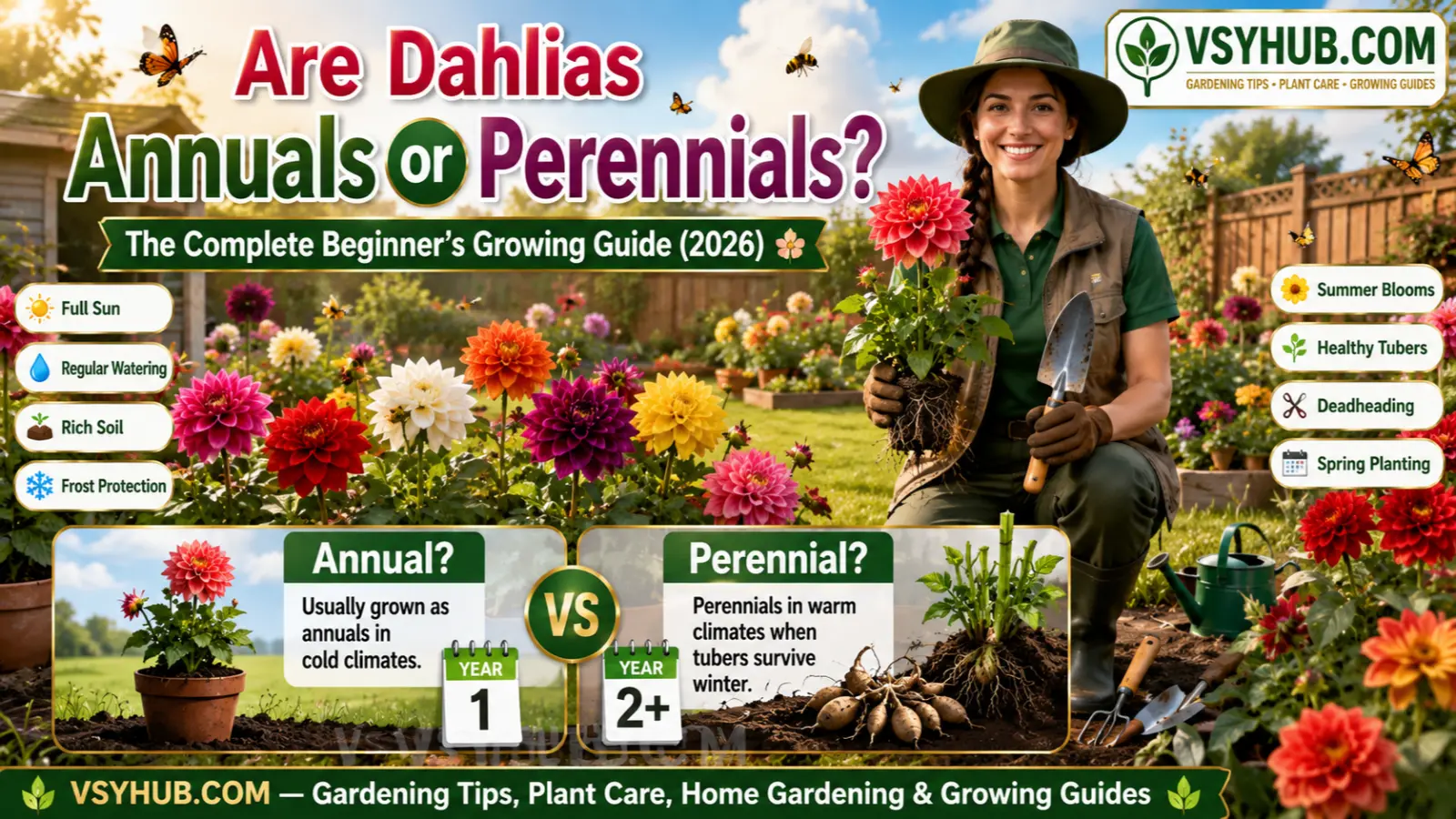 Are Dahlias Annuals or Perennials
