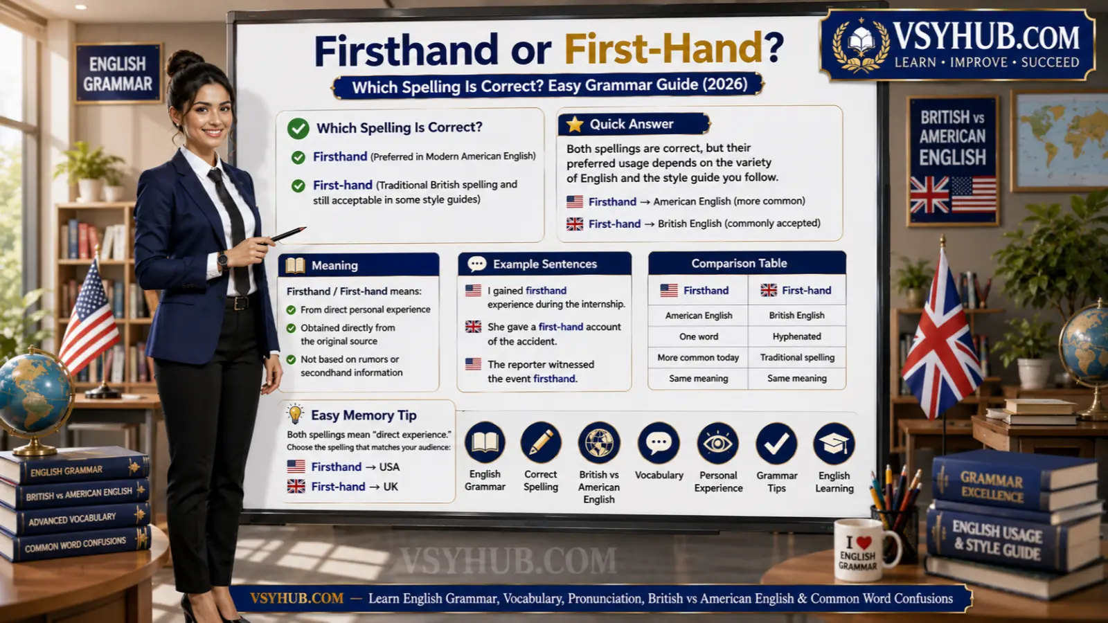 Firsthand or first-hand