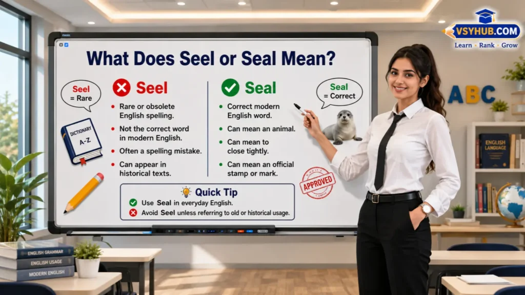 What Does Seel or Seal Mean?