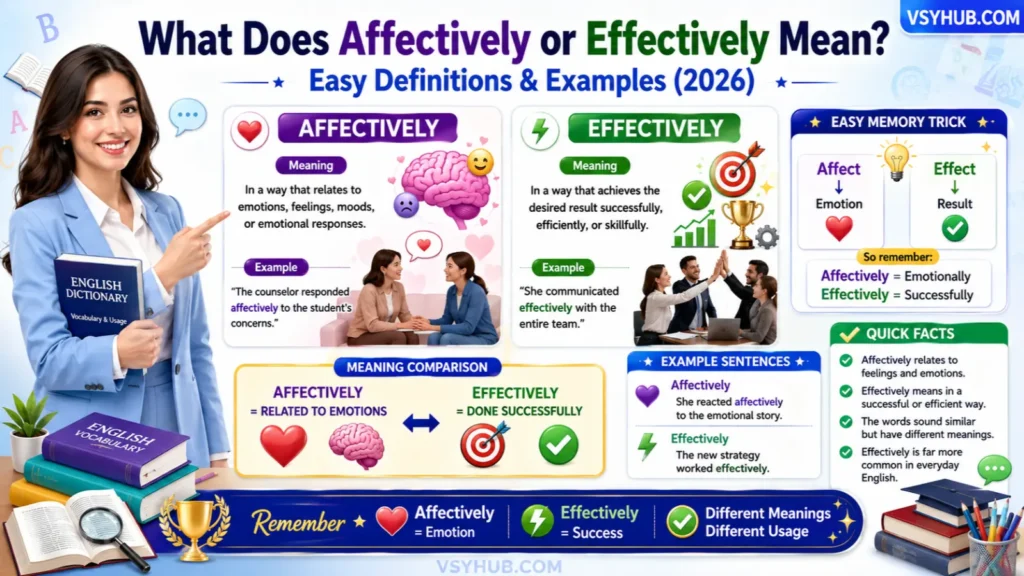 How to Pronounce Affectively or Effectively