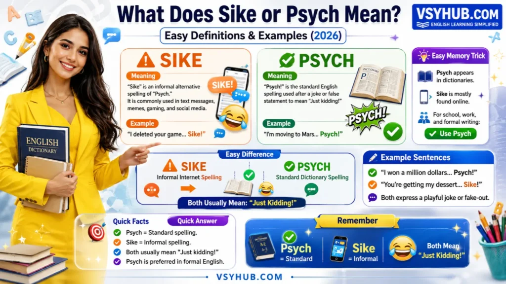 Sike or Psych