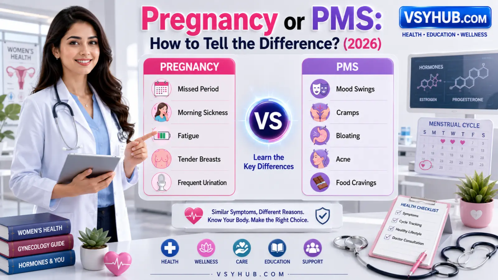 Pregnancy or PMS
