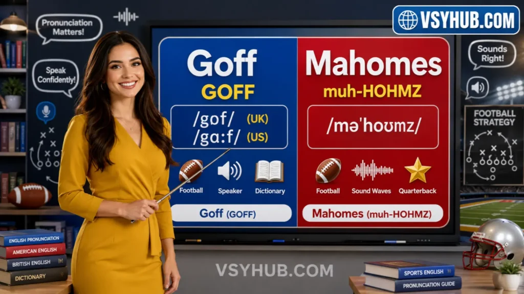 How to Pronounce Goff or Mahomes
