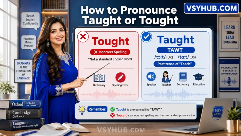What Does Taught or Tought Mean?