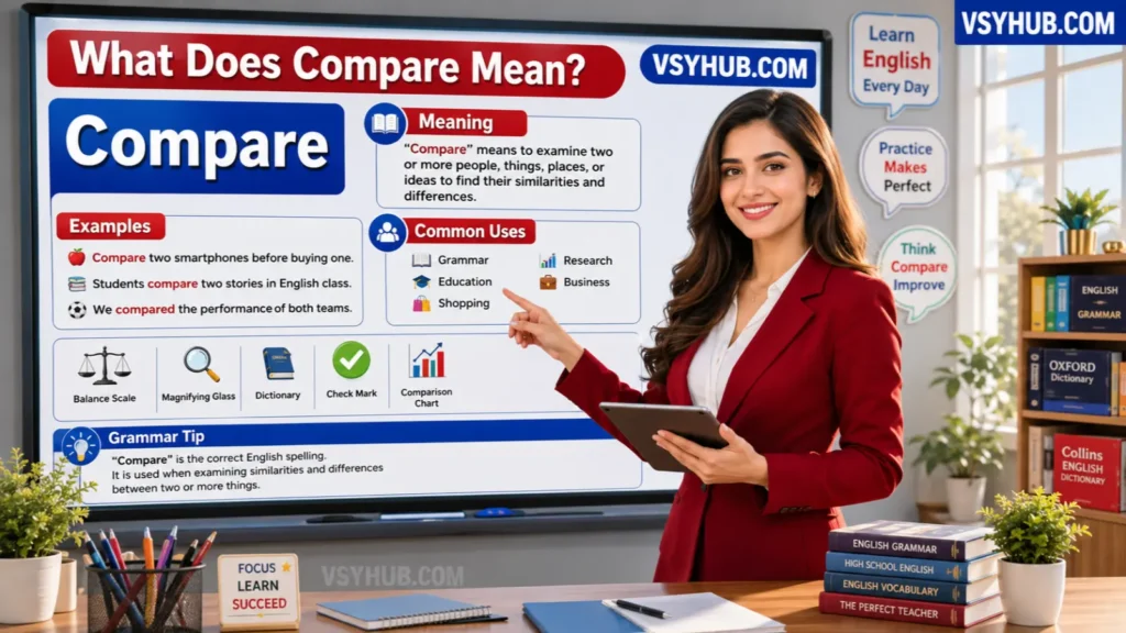 What Does Compare Mean?
