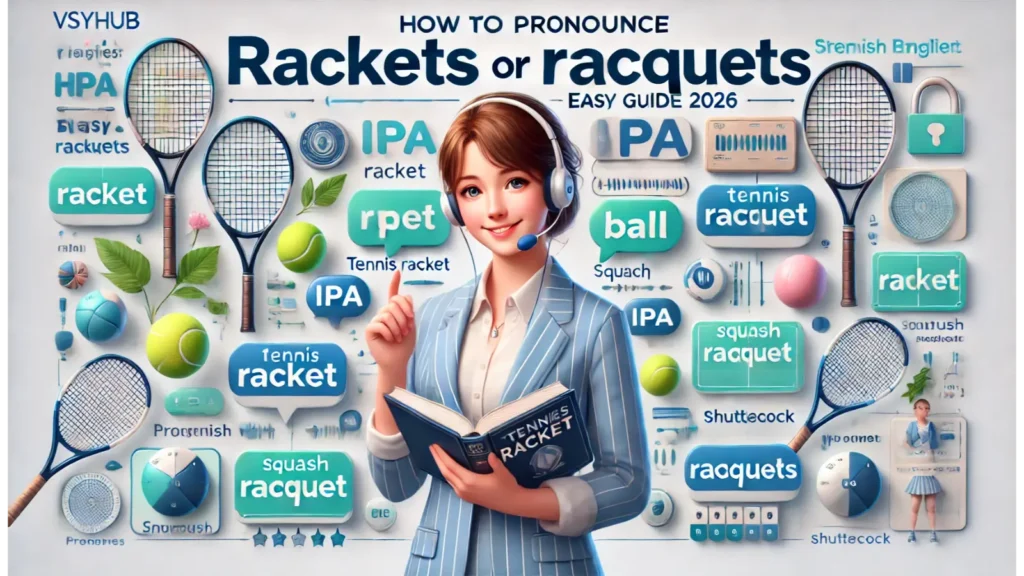 How to Pronounce Rackets or Racquets