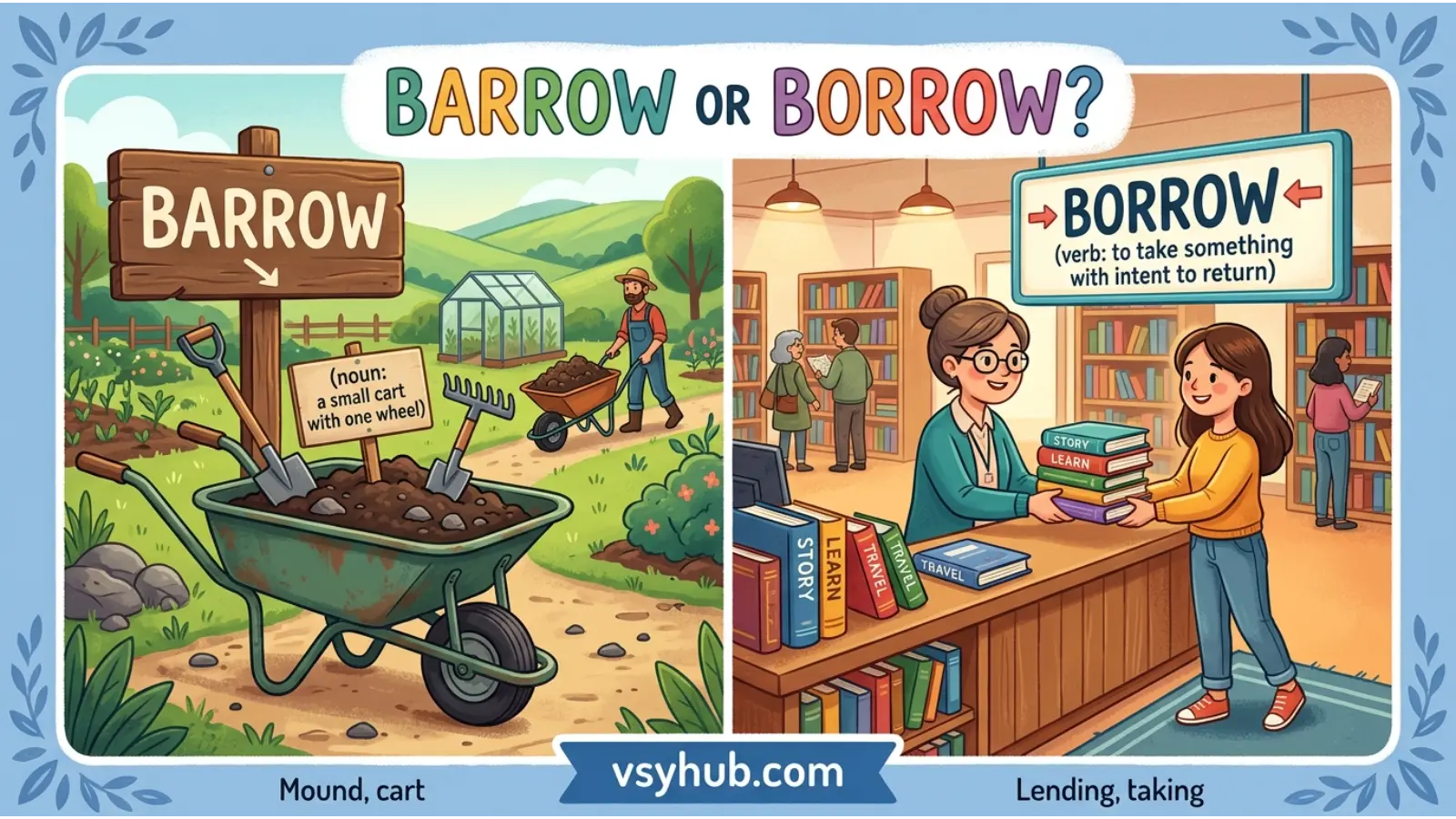 Barrow or Borrow