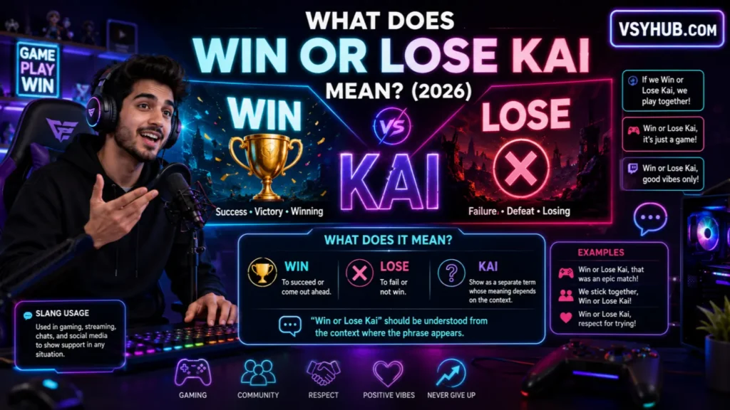 How to Pronounce Win or Lose Kai