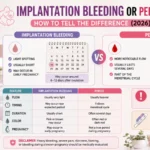Implantation Bleeding or Period