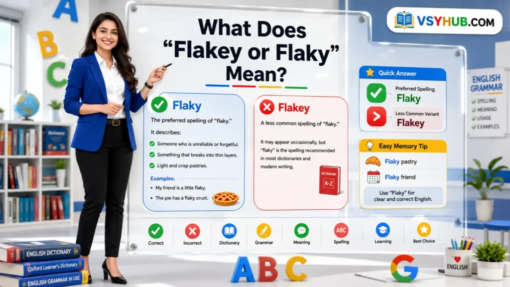 What Does Flakey or Flaky Mean?